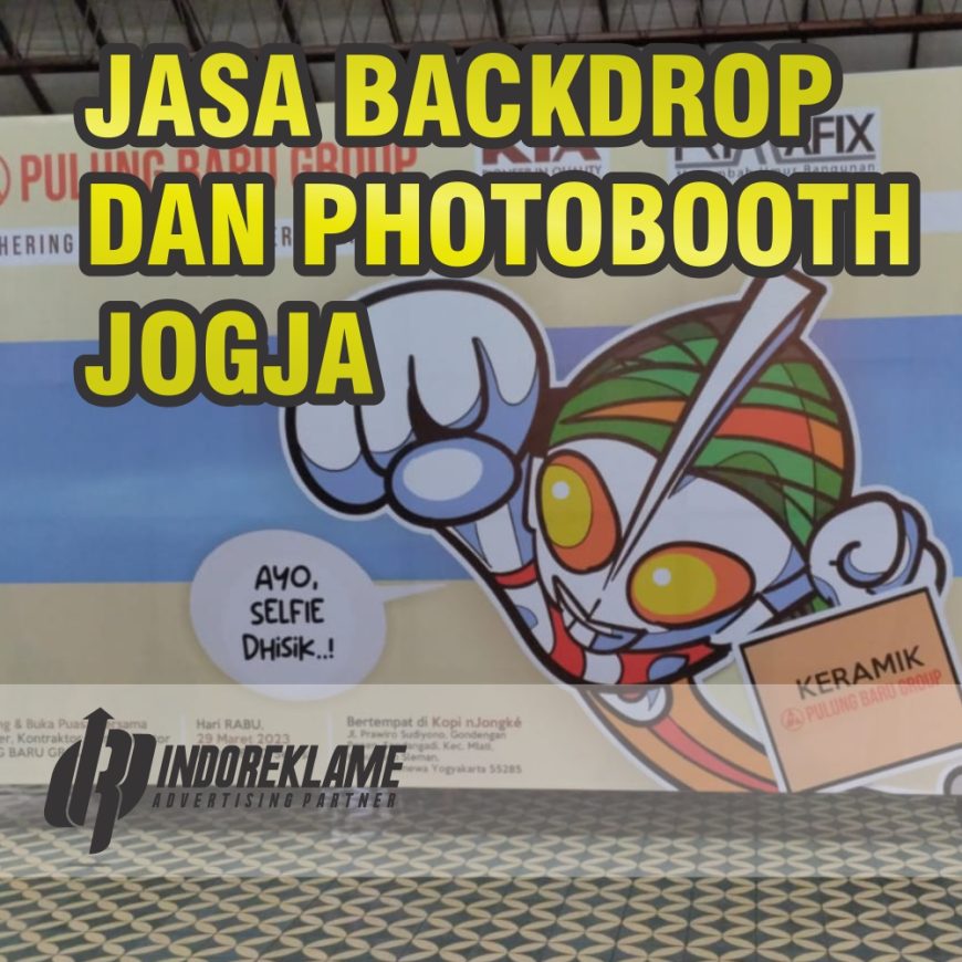 Jasa Backdrop Dan Photobooth Untuk Event Dan Seminar Di Jogja