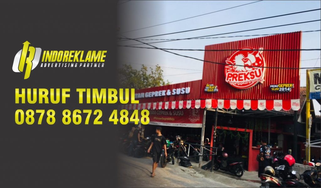 huruf timbul akrilik murah