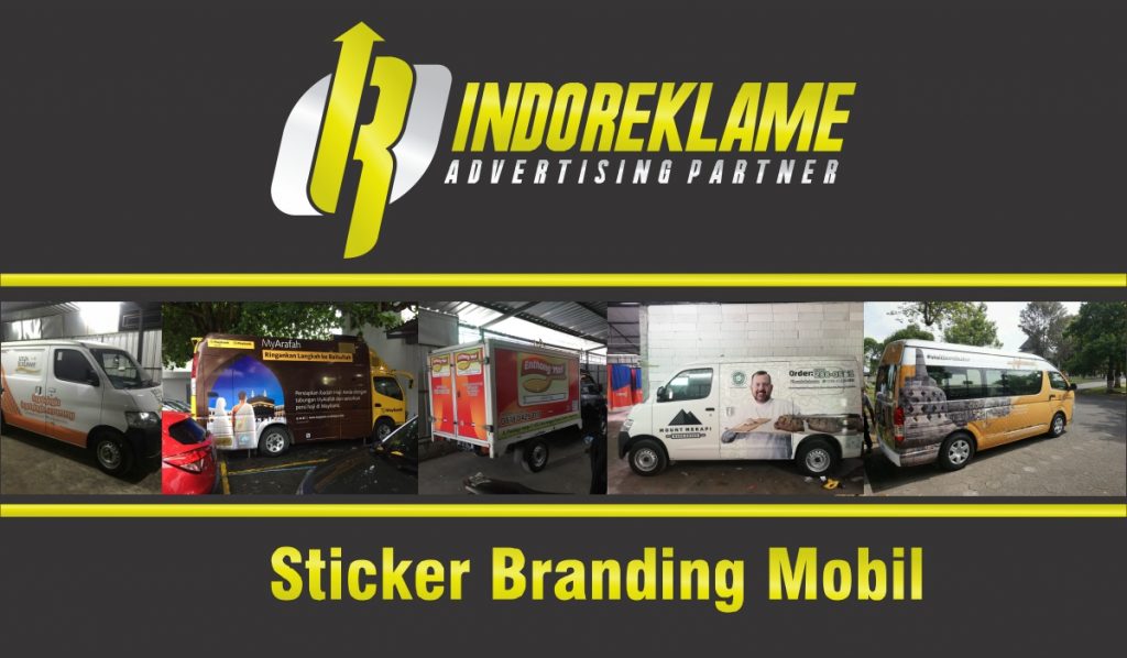 Sticker Branding Mobil Berkualitas
