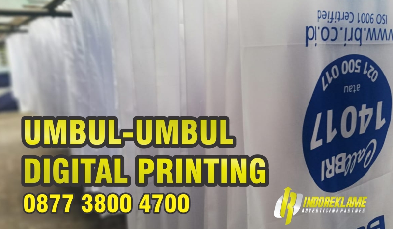 Umbul umbul digital printing