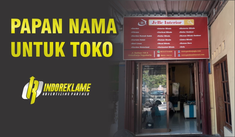 Keunggulan Papan Nama Toko